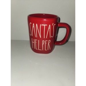Rae Dunn Red Santa's Helper Mug Christmas 2020
